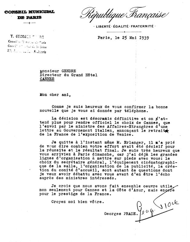 Correspondance de Georges Prade