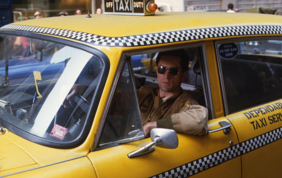 Robert De Niro en Taxi Driver de Martin Scorsese -