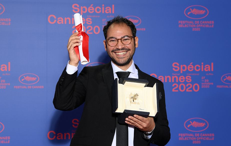 Sameh Alaa, winner of the 2020 short film Palme d’or