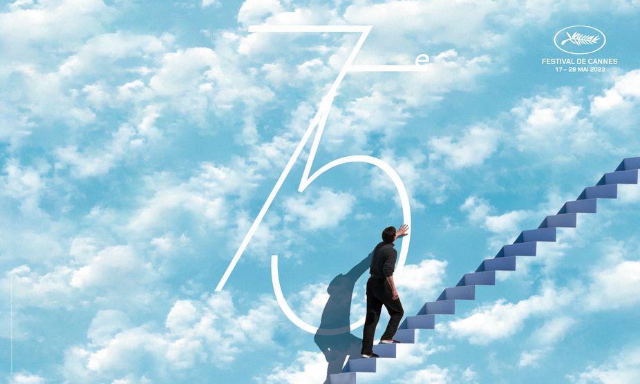 75th Cannes Film Festival official poster. | Image from the official Festival de Cannes website by © Paramount Pictures Corporation – Jim Carrey, The Truman Show de Peter Weir / Graphic Design © Hartland Villa